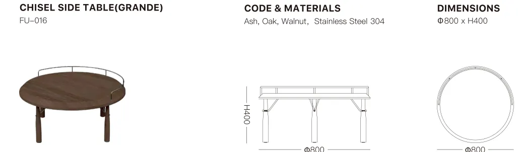 Source specification with model codes, materials, dimensions and drawings: FU-016